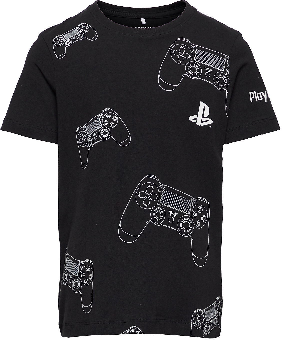 name it Nkmplaystation Alfe Ss Top Bfu T-shirts Short-sleeved Multi/mønstret Name It