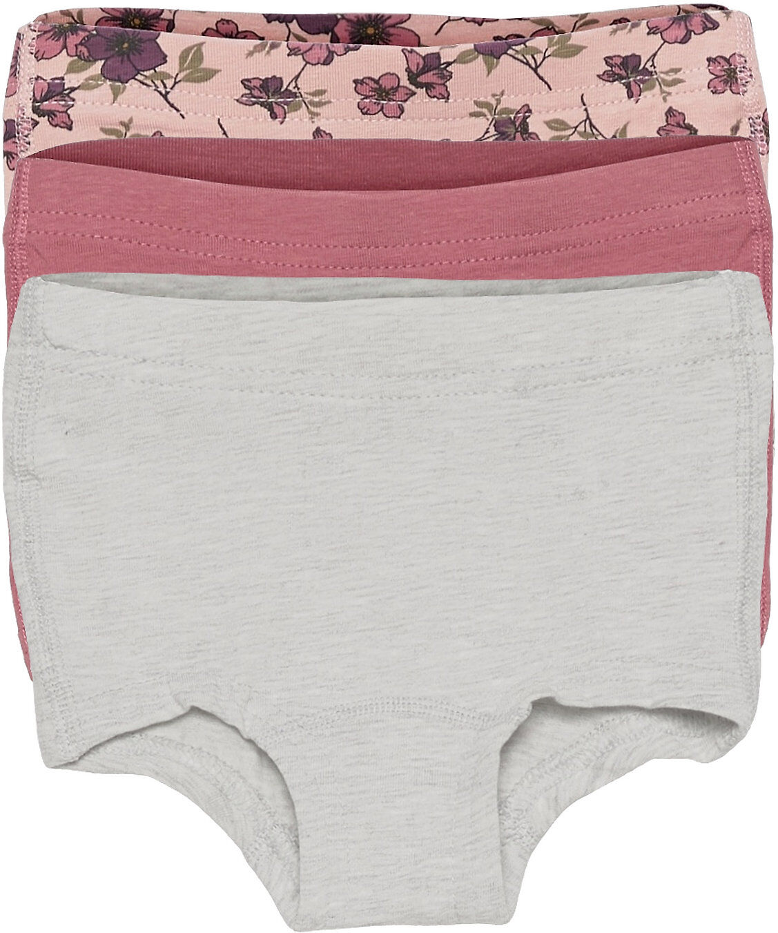 name it Nmftights 3P Deco Rose Flower Night & Underwear Underwear Panties Rosa Name It