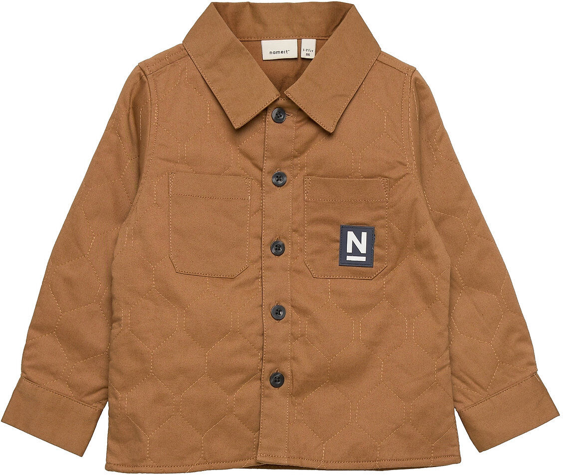 name it Nmmrilan Ls Shirt Overshirts Brun Name It