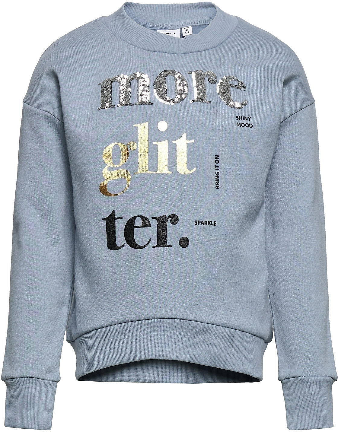 name it Nkfrimol Ls Sweat Bru Sweat-shirt Genser Blå Name It