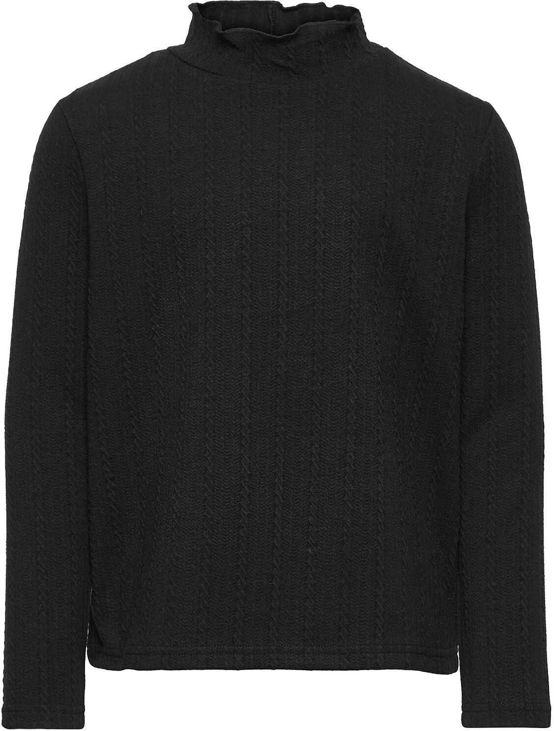 name it Nkfribek Ls Top T-shirts Turtleneck Svart Name It