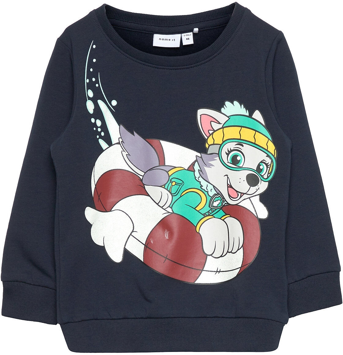 name it Nmfpawpatrol Onna Sweat Box Bru Vde Sweat-shirt Genser Blå Name It