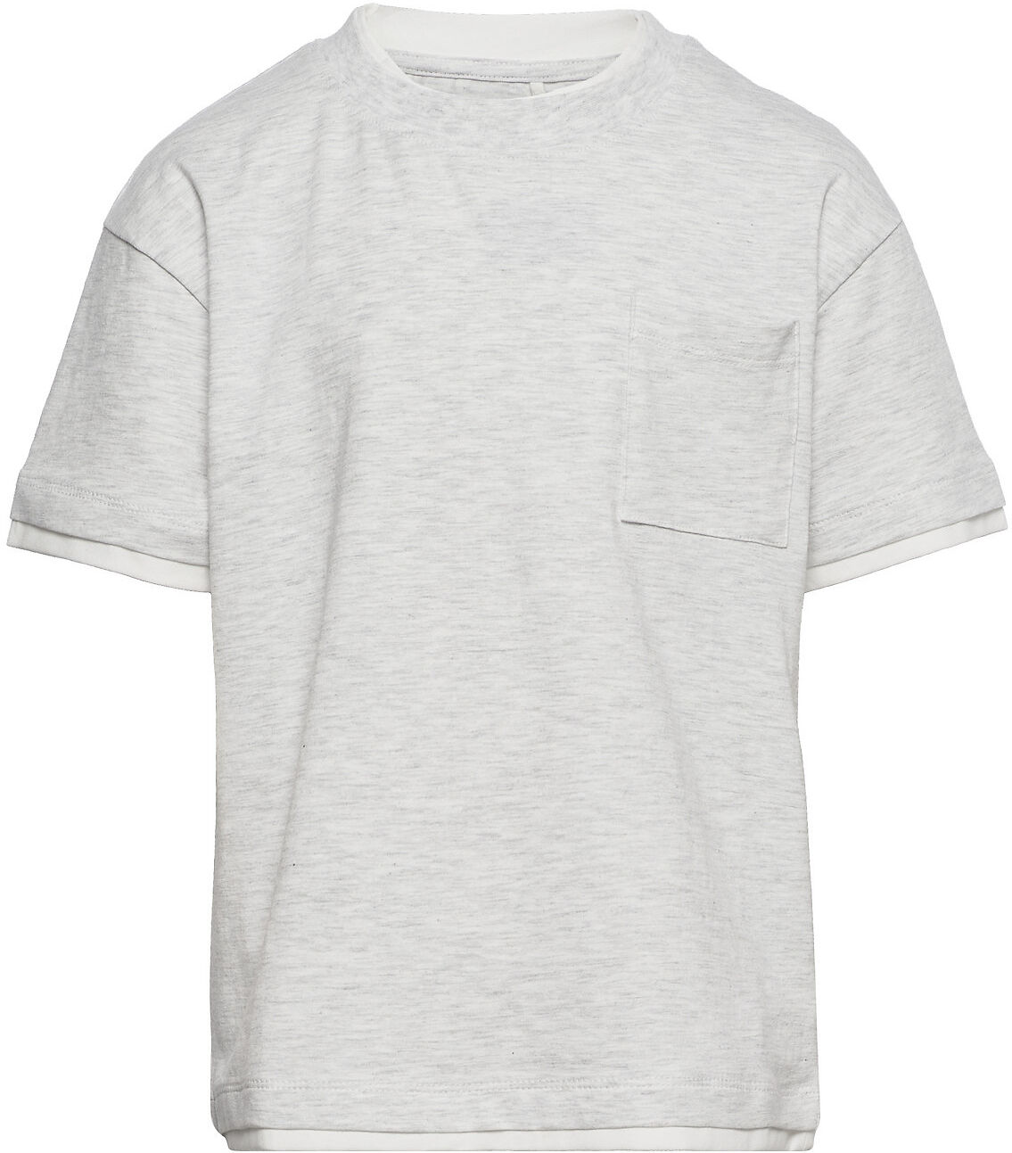 name it Nkmtufal Ss Top T-shirts Short-sleeved Grå Name It