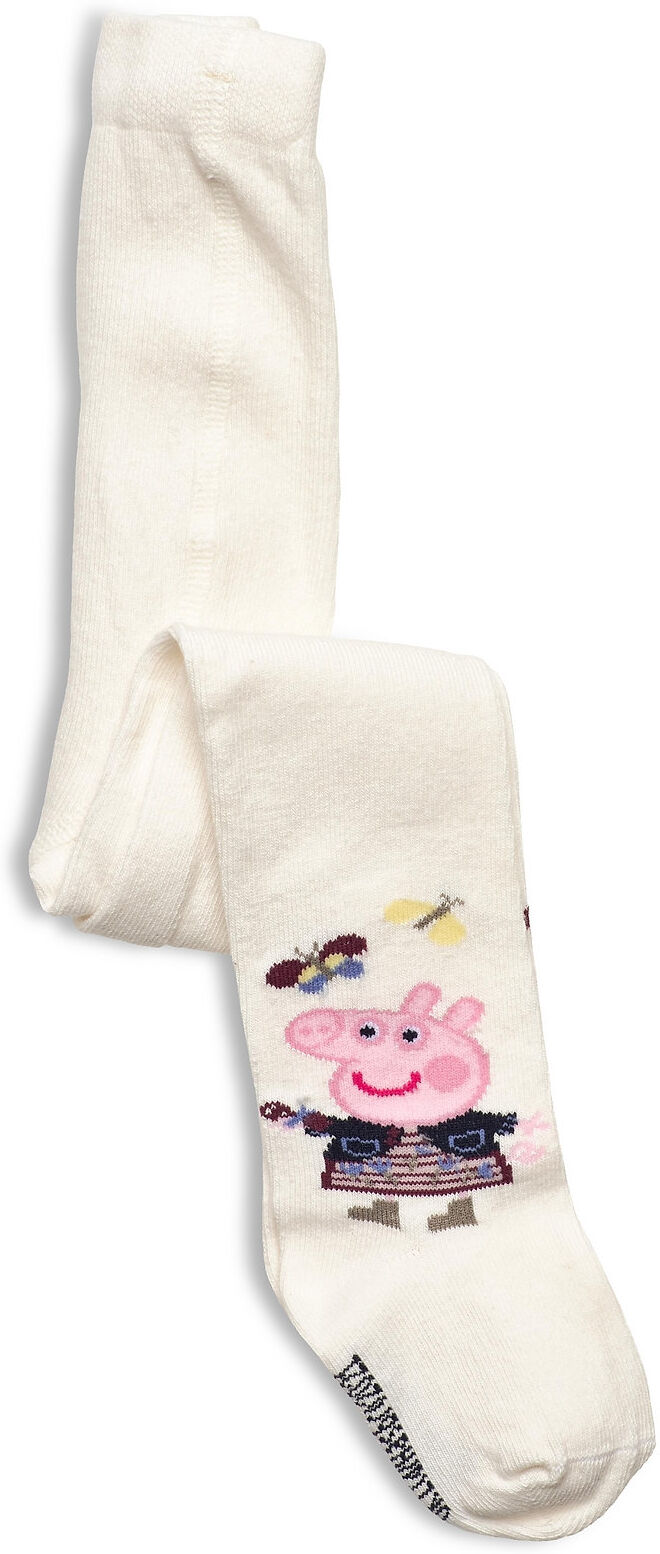 name it Nmfpeppapig Dabbie Pantyhose Pep Socks & Tights Tights Hvit Name It