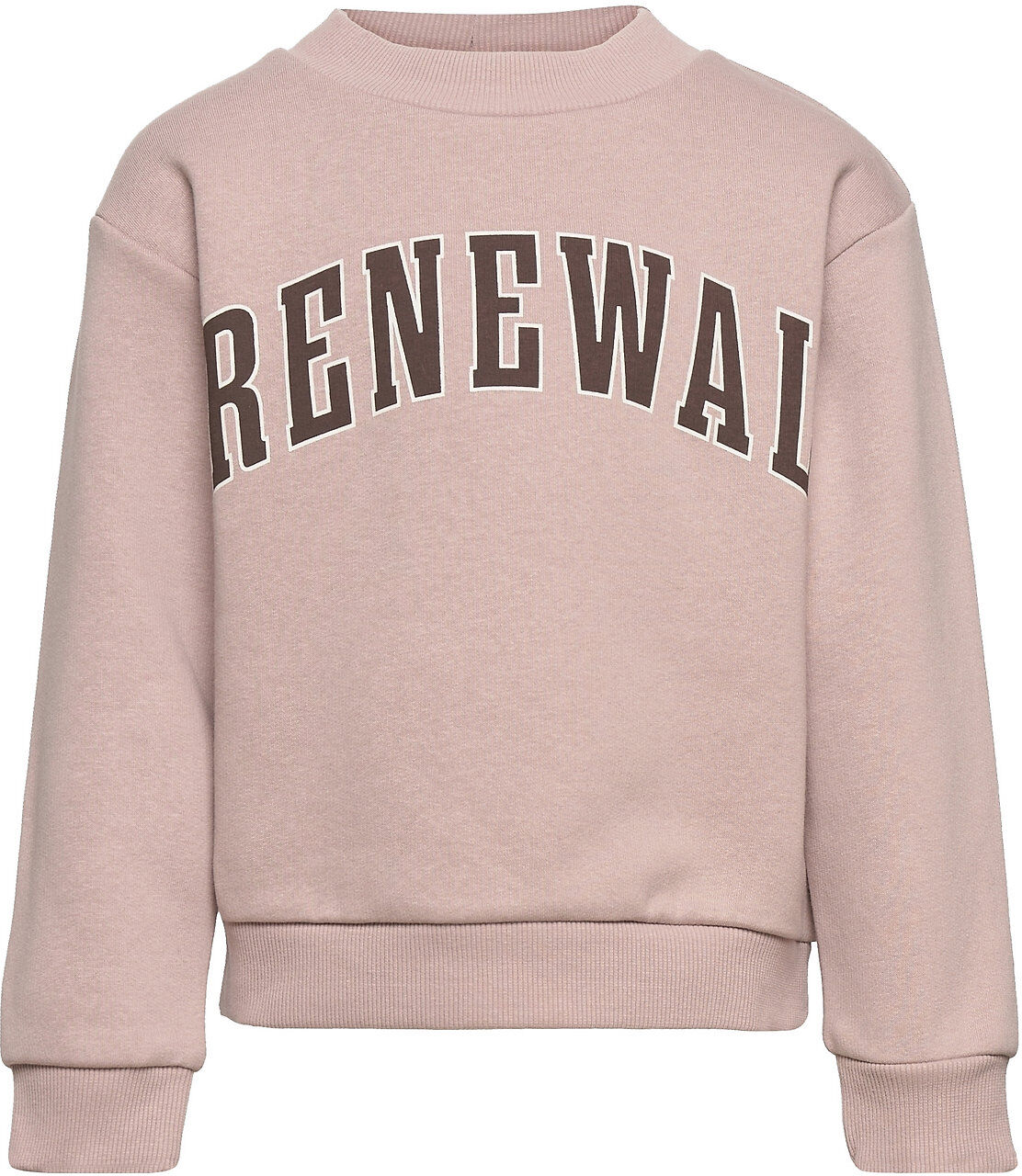 name it Nkfroskvi Ls Boxy Sweat Bru Sweat-shirt Genser Rosa Name It