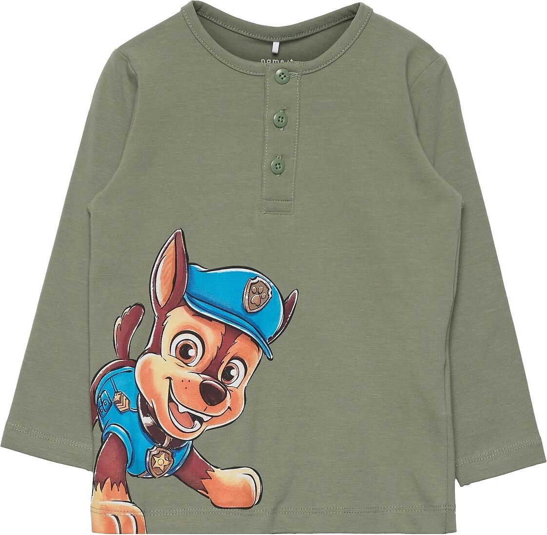 name it Nmmpawpatrol Fico Ls Top Vde T-shirts Long-sleeved T-shirts Grønn Name It