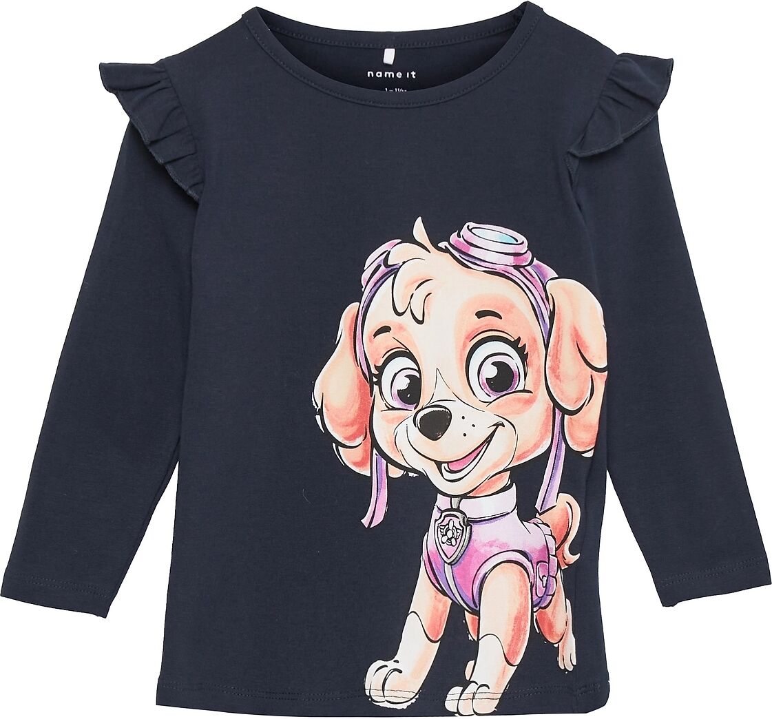 name it Nmfpawpatrol Famina Ls Top Vde T-shirts Long-sleeved T-shirts Blå Name It