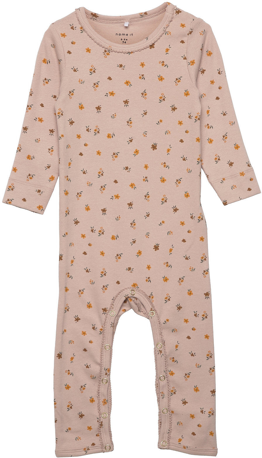 name it Nbfbali Ls Suit Langermet Bodysuit Multi/mønstret Name It