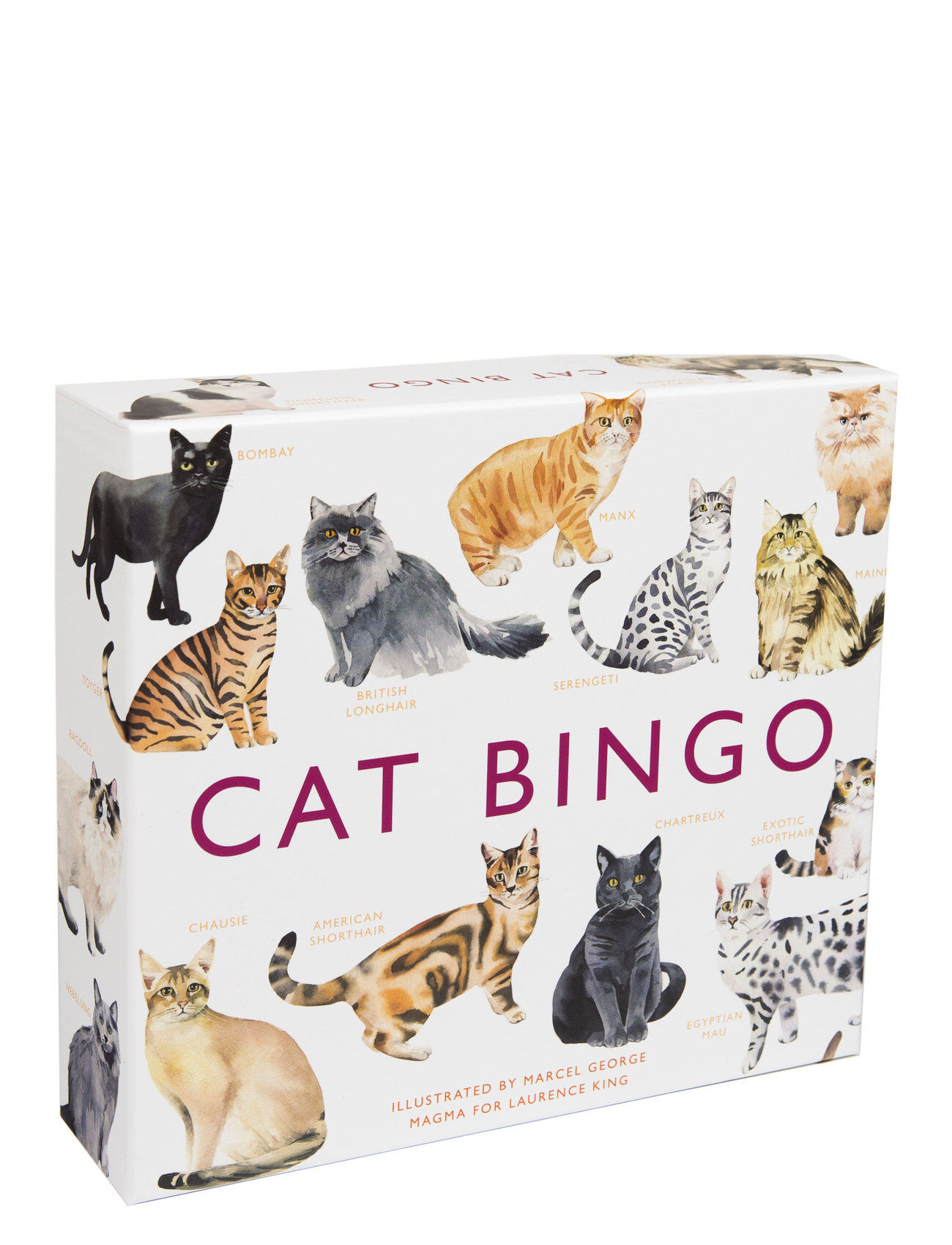 New Mags Cat Bingo Toys Puzzles And Games Games Multi/mønstret New Mags