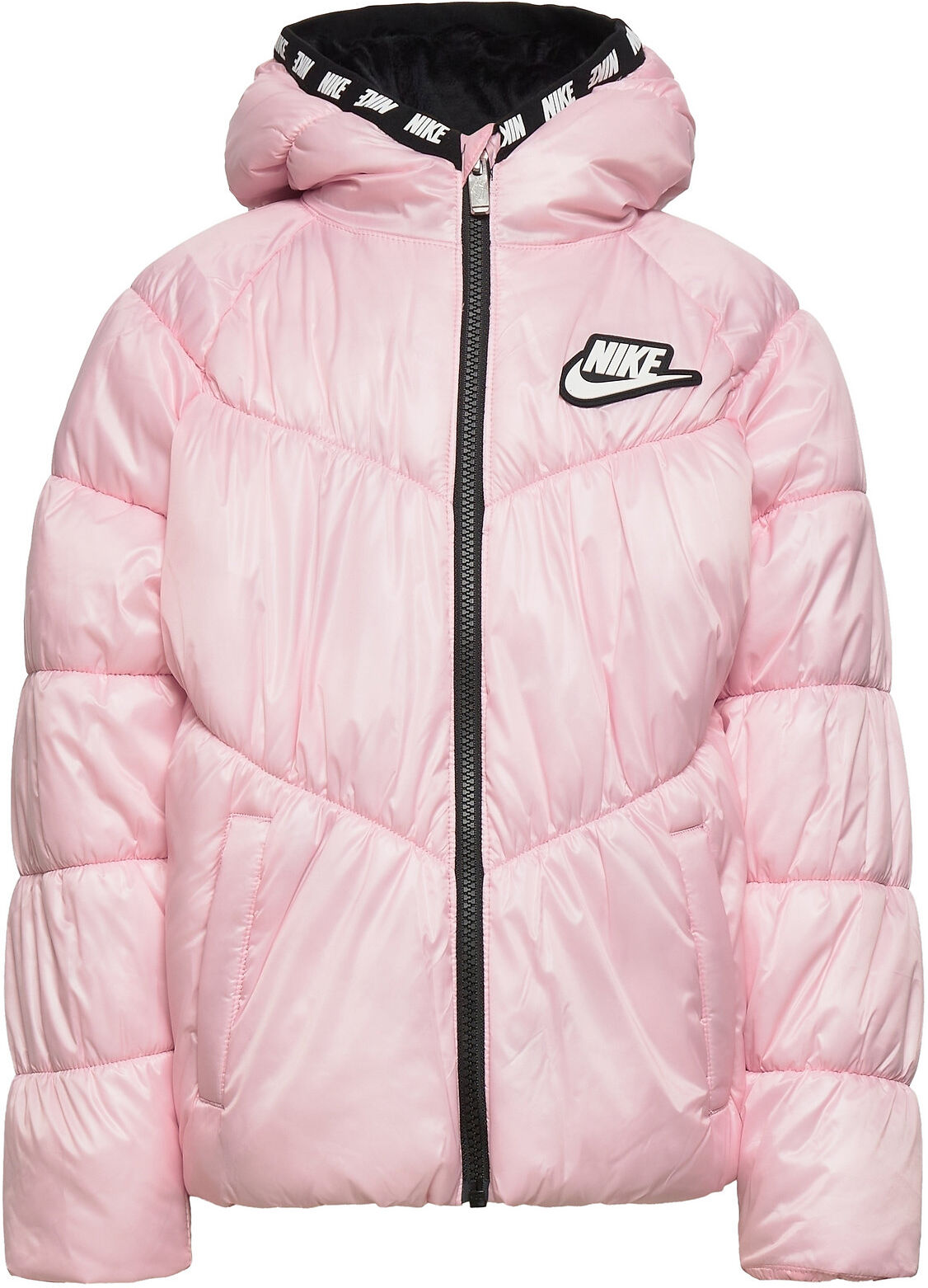 Nike Chevron Solid Puffer Jacket Fôret Jakke Rosa Nike