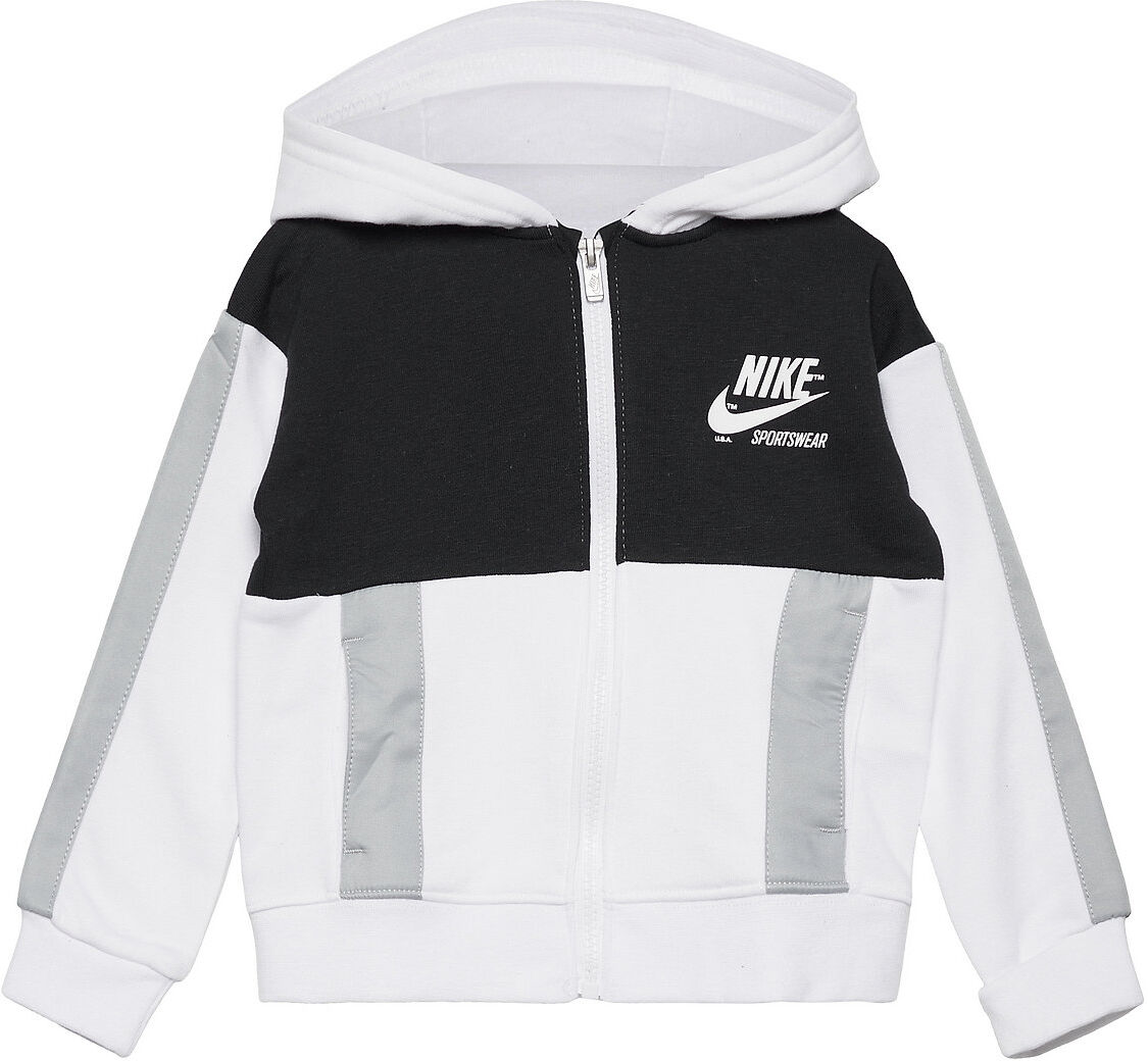 Nike Heritage Fz Hoodie Hettegenser Genser Hvit Nike