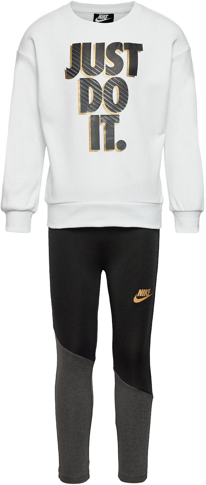 Nike Nkg Go For Gold Legging Set 2-piece Sets Hvit Nike