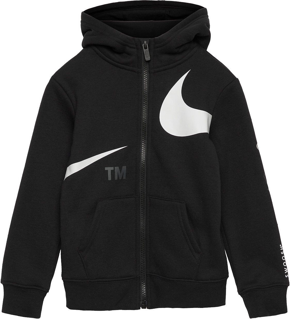 Nike Nkb Swoosh Full Zip Hoodie Hettegenser Genser Svart Nike