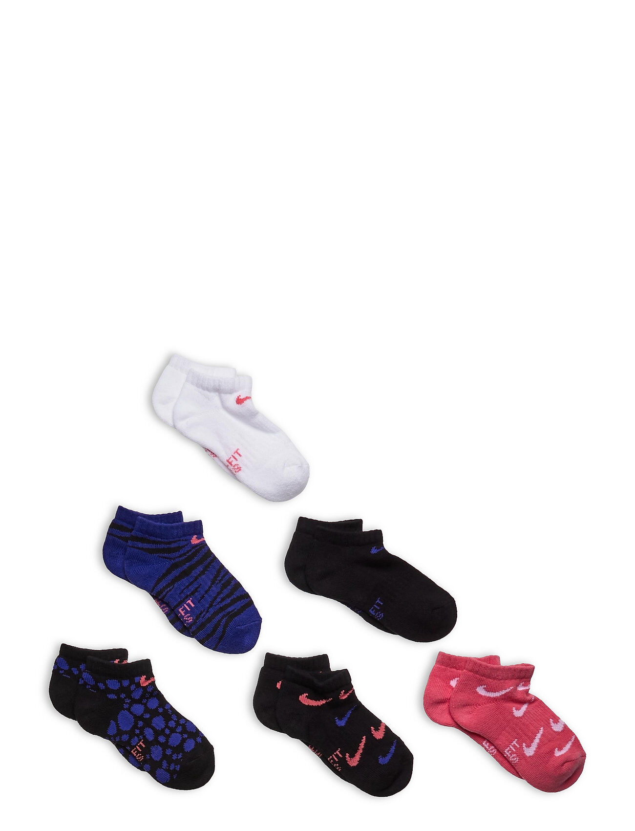 Nike Nhn Girls Nike Gfx No Show 6Pk Socks & Tights Socks Blå Nike