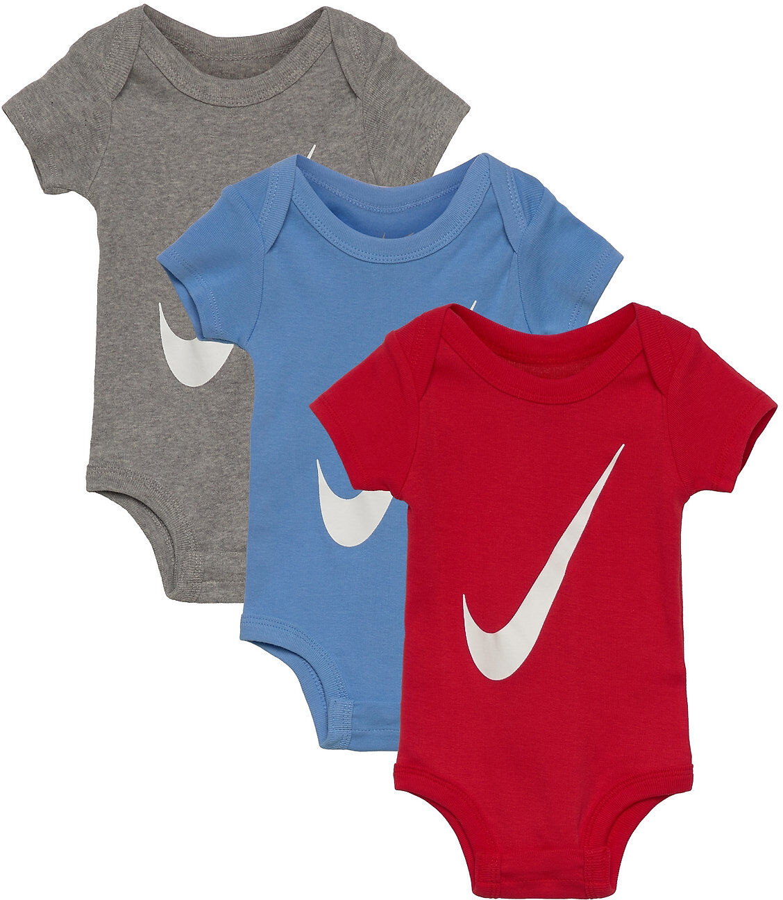 Nike Nhn Swoosh 3 Pack S/S Bodies Short-sleeved Rød Nike