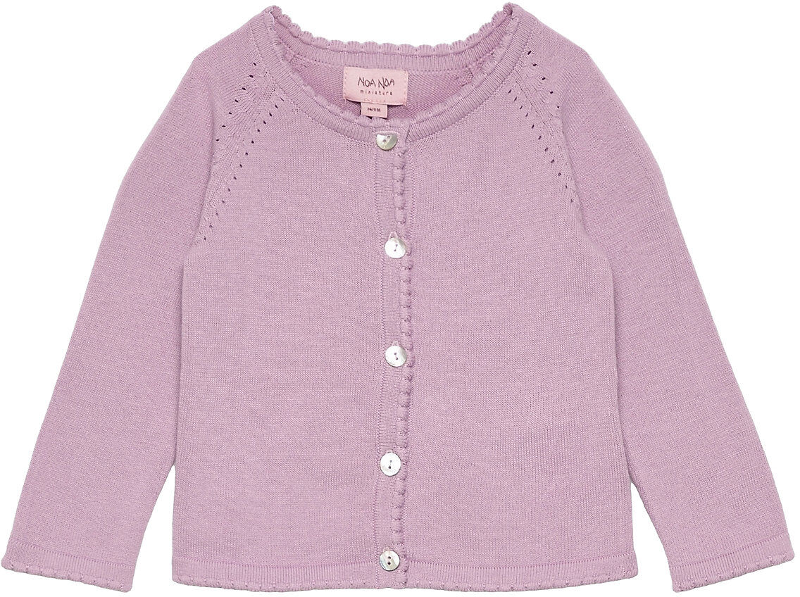 Noa Noa miniature Cardigan Strikkegenser Cardigan Lilla Noa Noa Miniature