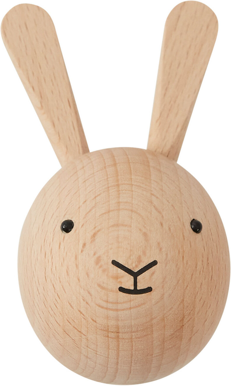 OYOY Living Design Mini Hook - Rabbit Home Kids Decor Brun OYOY Living Design