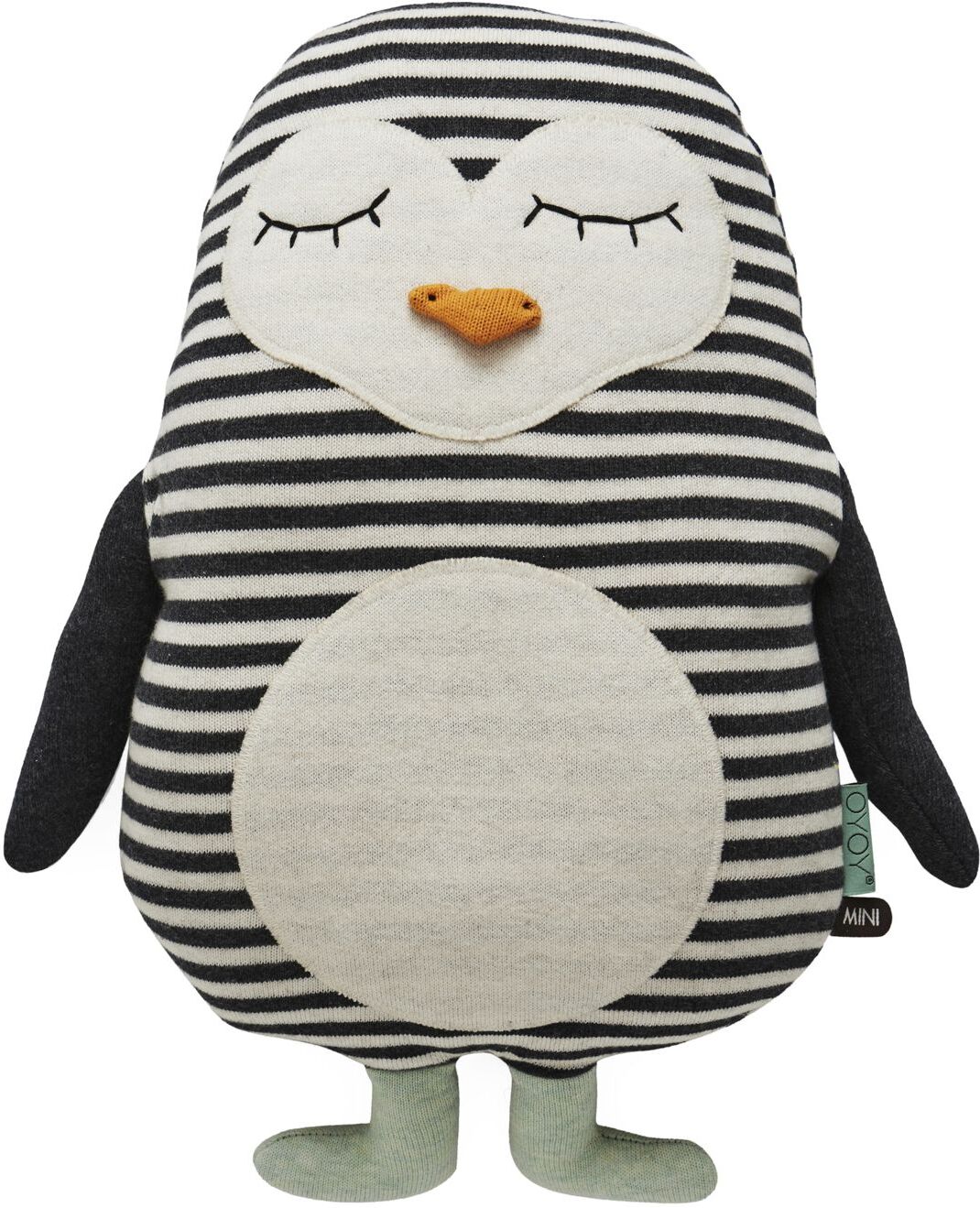 OYOY Living Design Penguin Pingo Toys Soft Toys Stuffed Animals Svart OYOY Living Design