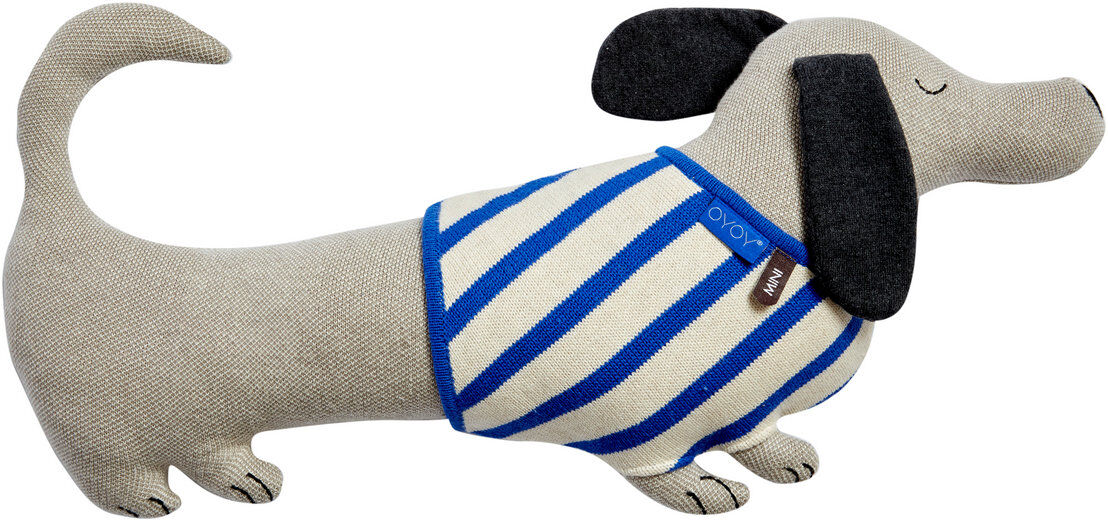 OYOY Living Design Slinkii Dog Toys Soft Toys Stuffed Animals Grå OYOY Living Design