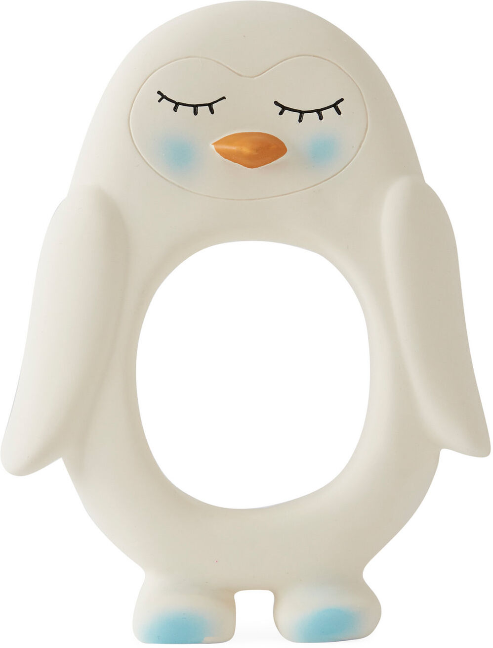 OYOY Living Design Penguin Baby Teether Toys Baby Toys Teething Toys Hvit OYOY Living Design