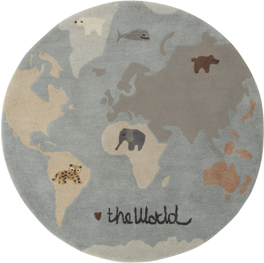 OYOY Living Design The World Tufted Rug Home Kids Decor Rugs And Carpets Multi/mønstret OYOY Living Design