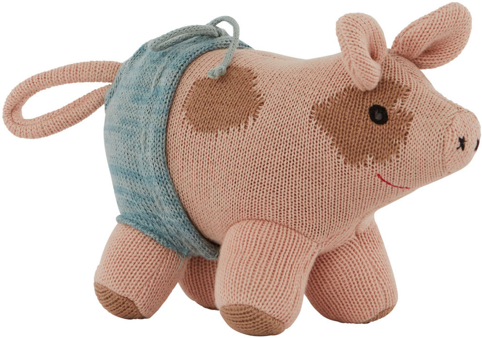 OYOY Living Design Hugo Mini Pig Toys Soft Toys Stuffed Animals Multi/mønstret OYOY Living Design