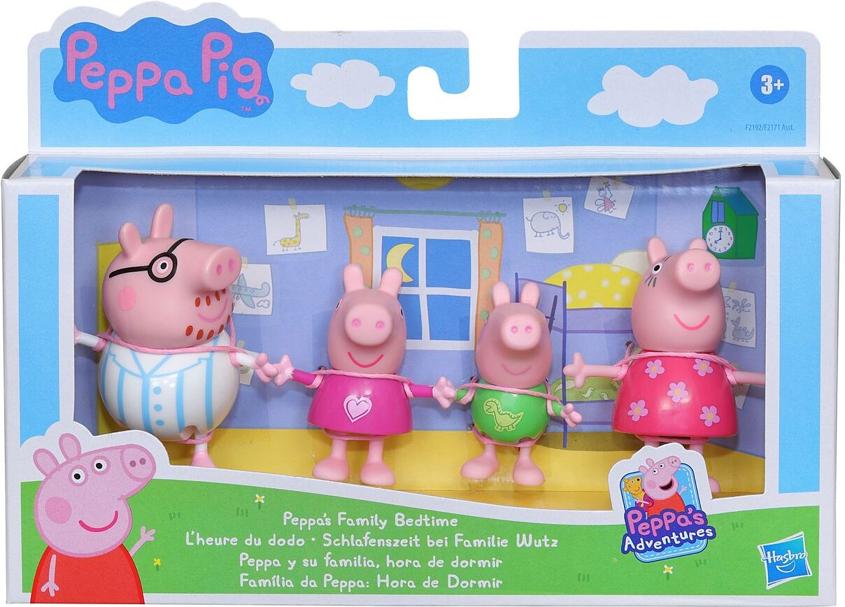 Peppa Pig Pep Peppas Family Bedtime Toys Playsets & Action Figures Multi/mønstret Peppa Pig