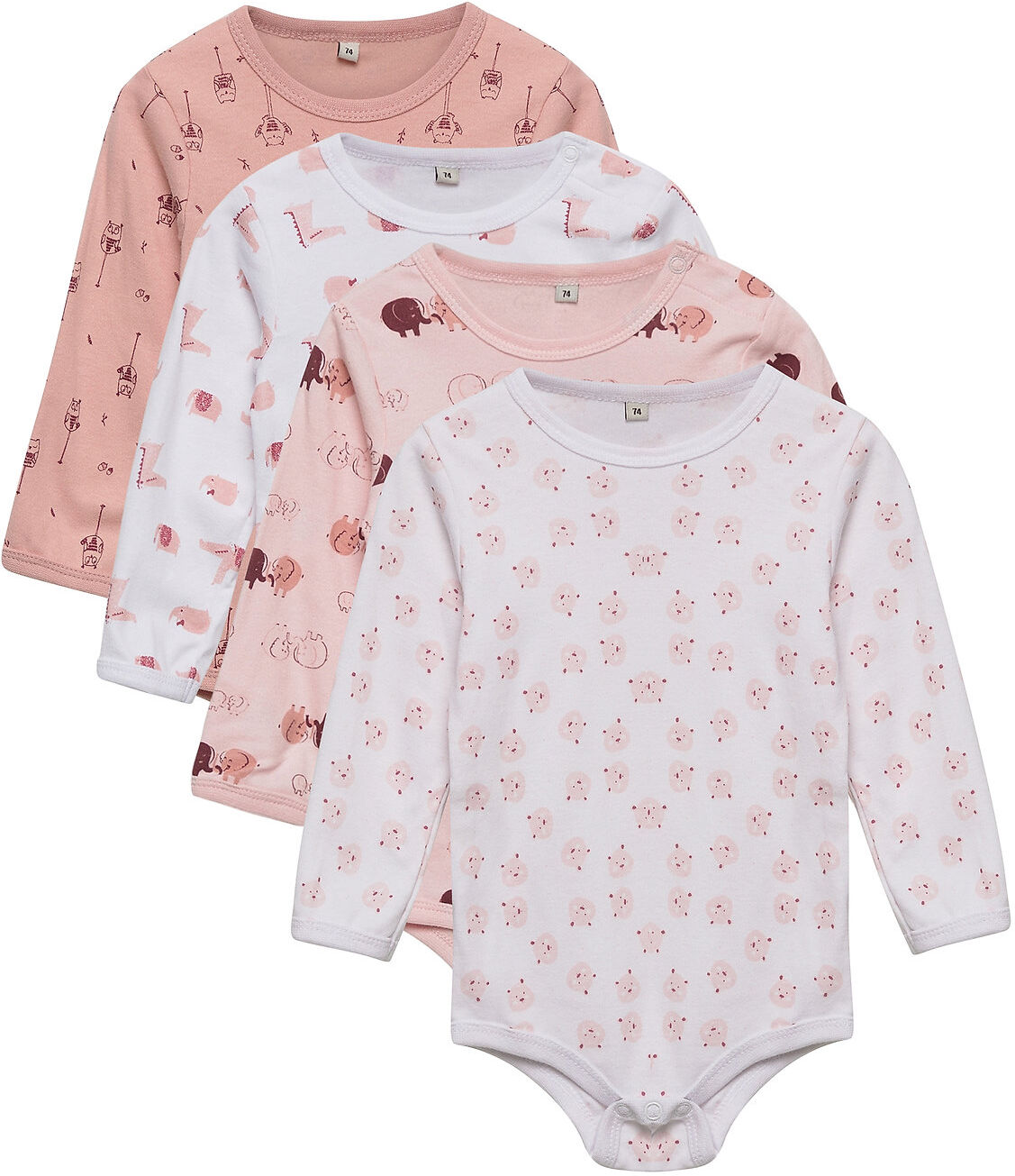 Pippi Body Ls Ao-Printed Bodies Long-sleeved Multi/mønstret Pippi