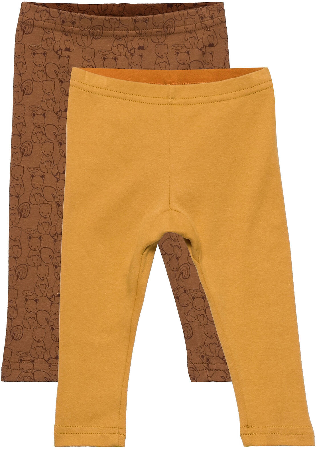 Pippi Leggings W.aop Leggings Brun Pippi