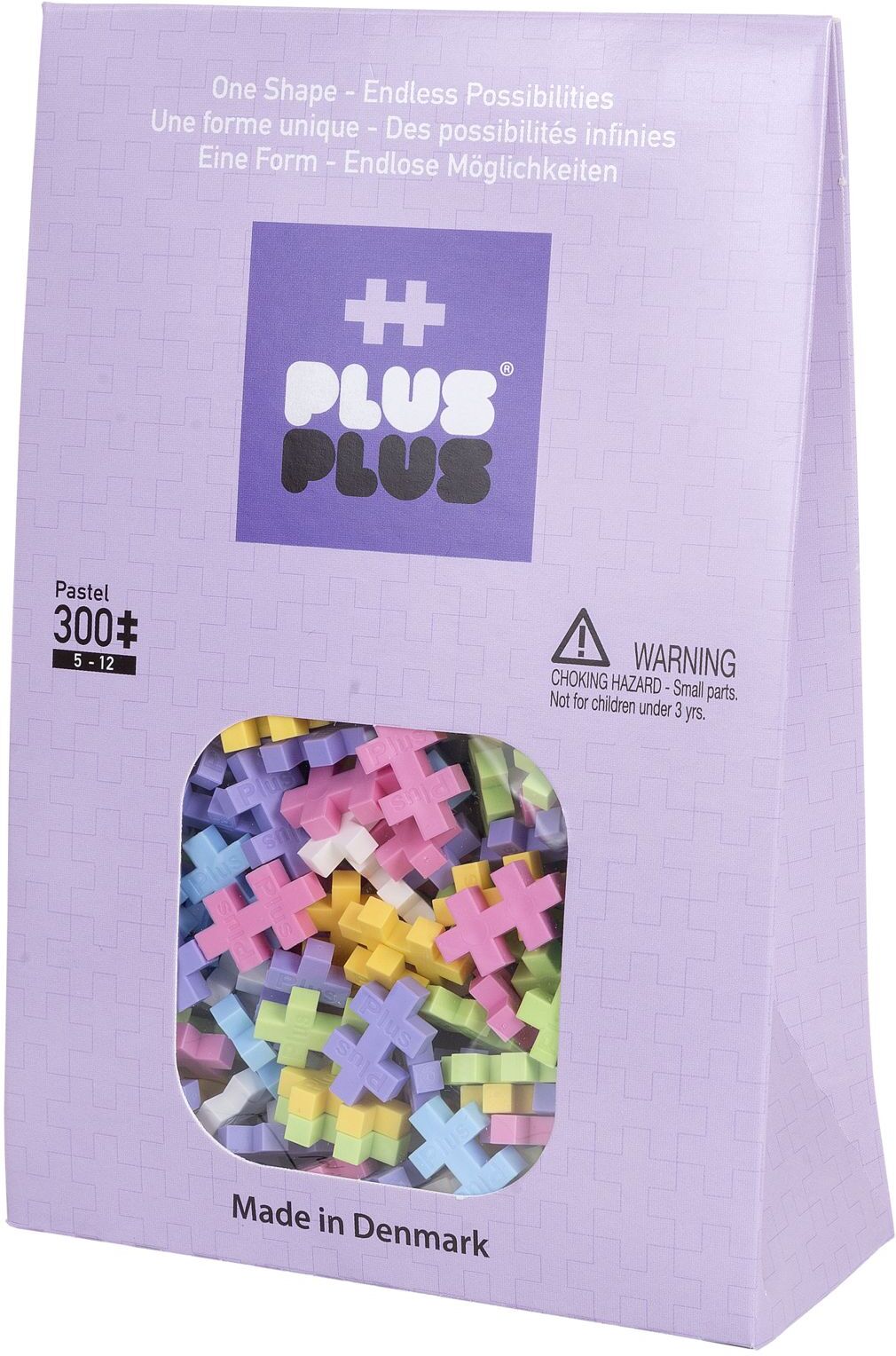 Plus-Plus Pastel / 300 Pcs Toys Building Sets & Blocks Building Sets Multi/mønstret Plus-Plus