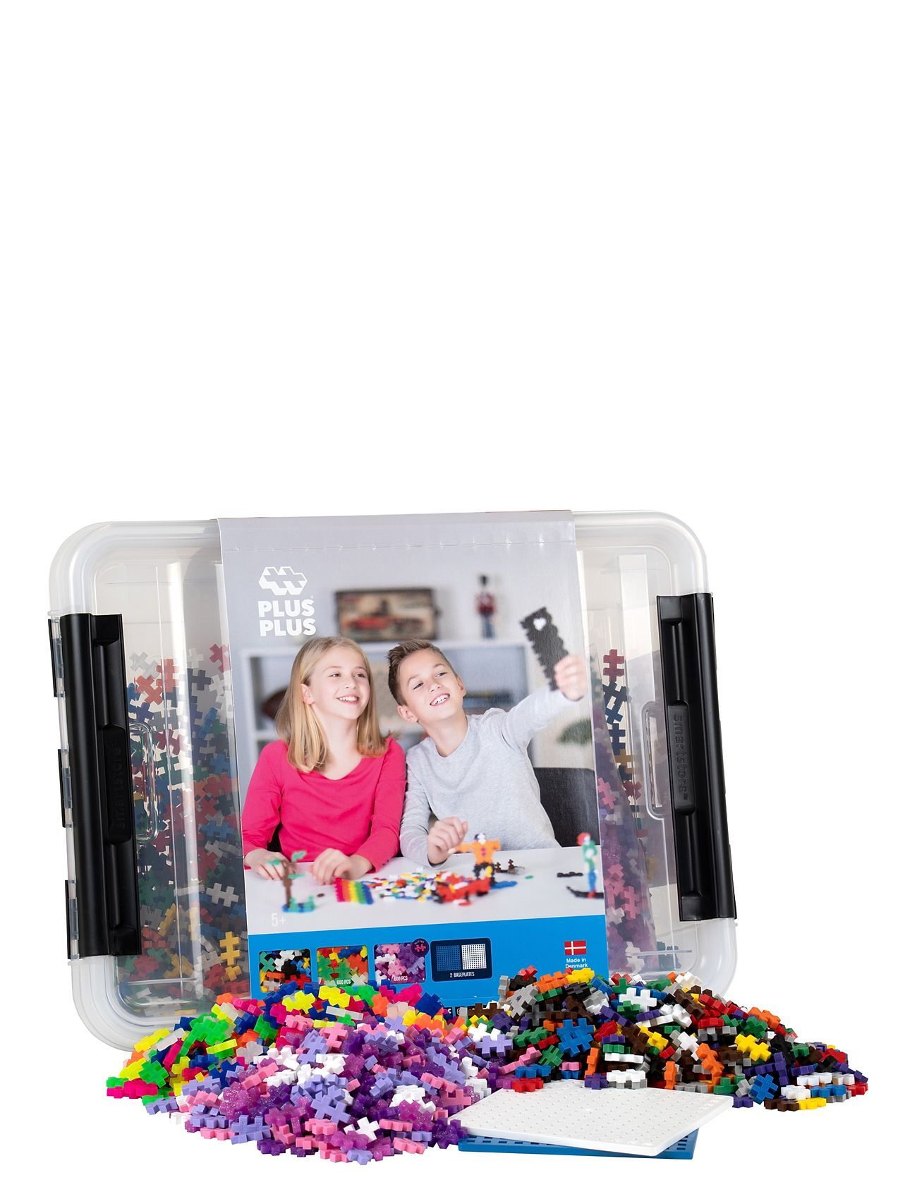 Plus-Plus Storage Box Mix / 2400 Pcs Toys Building Sets & Blocks Building Sets Multi/mønstret Plus-Plus