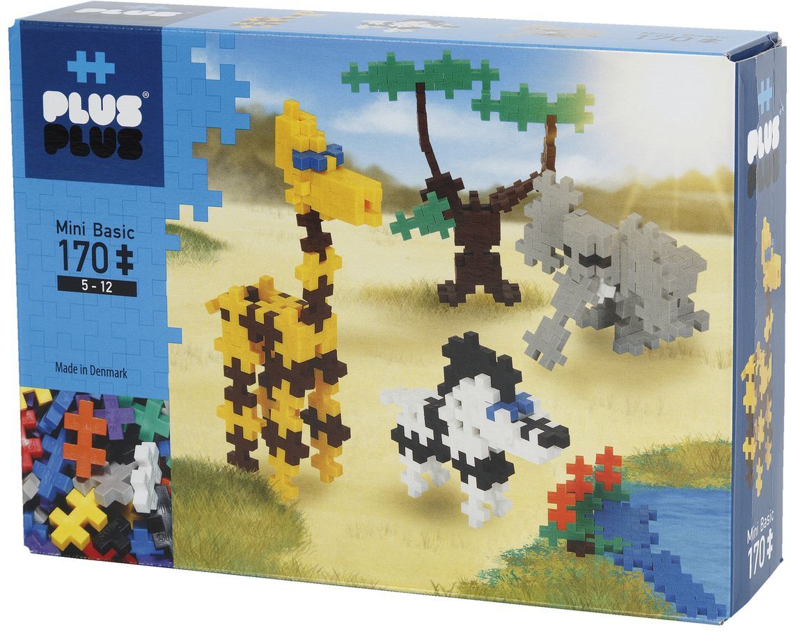 Plus-Plus Basic Savannah / 170 Pcs Toys Building Sets & Blocks Building Sets Multi/mønstret Plus-Plus