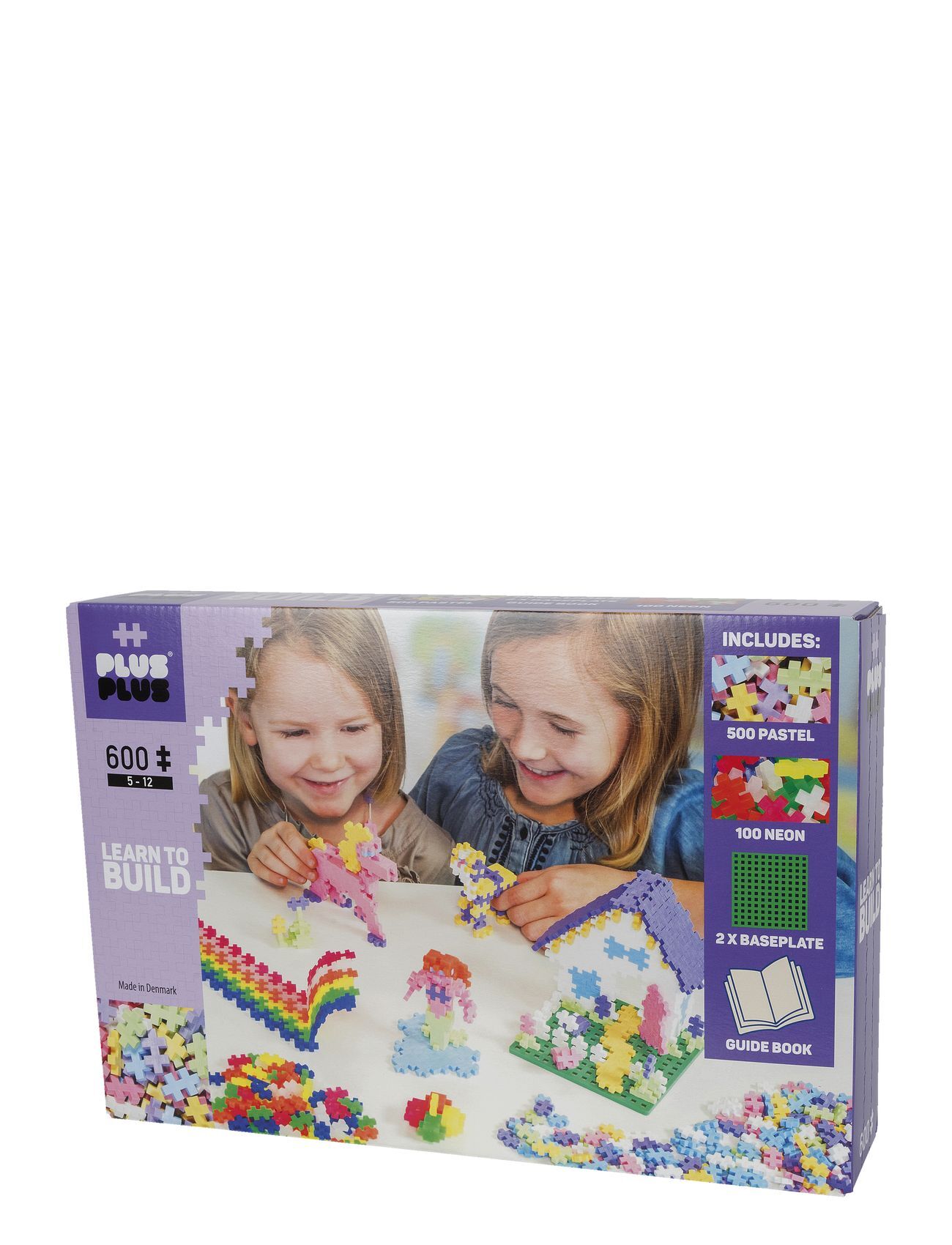 Plus-Plus Learn To Build / Pastel Europa Toys Building Sets & Blocks Building Sets Multi/mønstret Plus-Plus