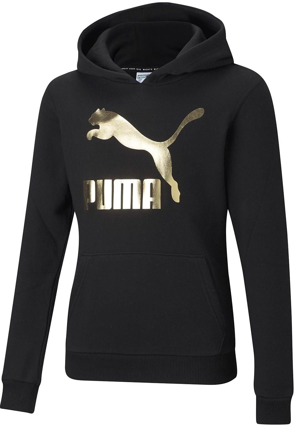 PUMA Classics Logo Hoodie G Hettegenser Genser Svart PUMA