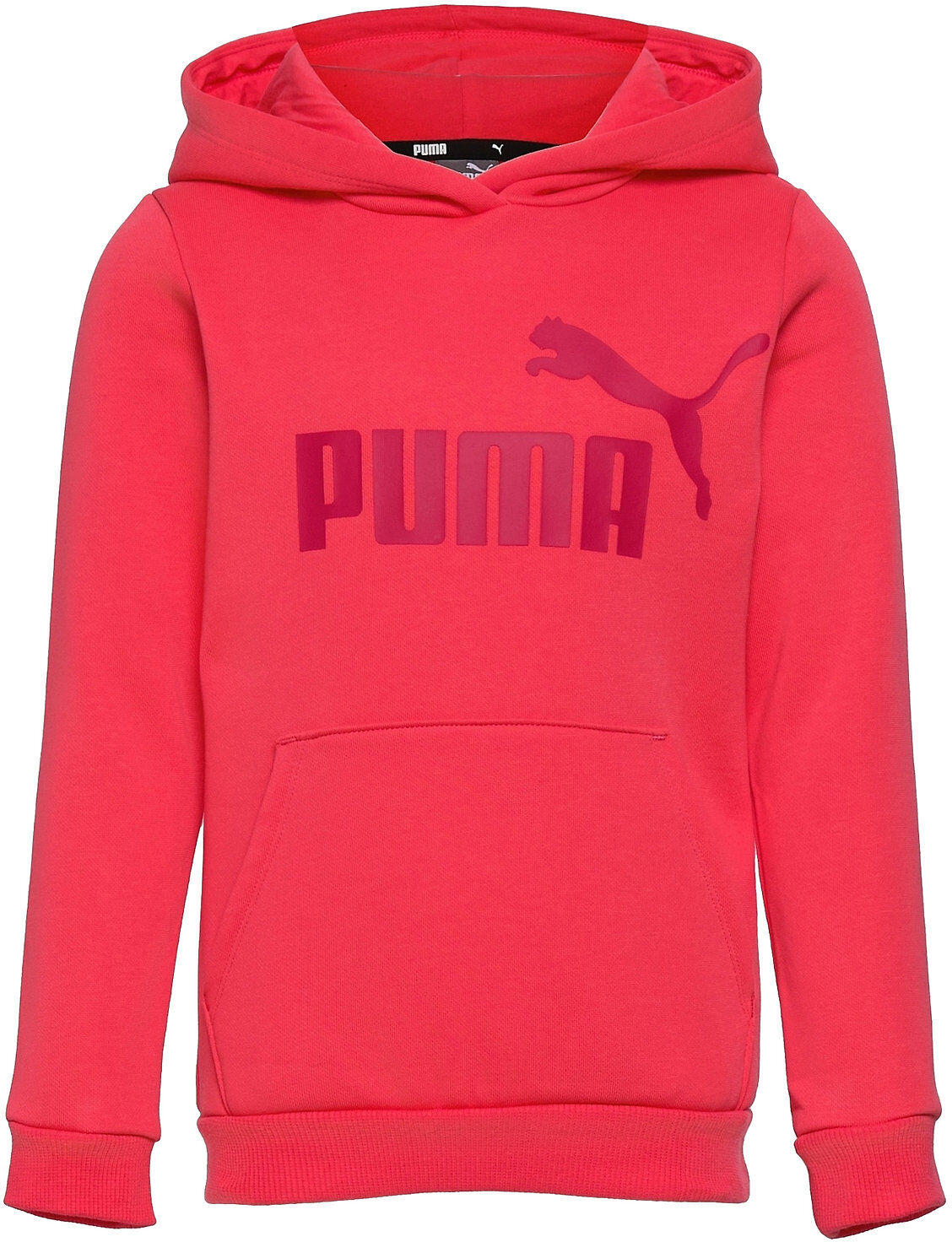 PUMA Ess Logo Hoodie Fl G Hettegenser Genser Rød PUMA