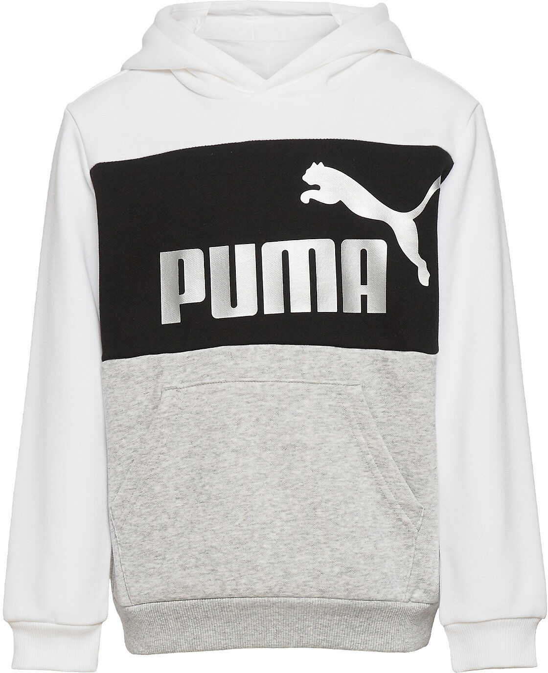 PUMA Ess+ Colorblock Hoodie Fl B Hettegenser Genser Multi/mønstret PUMA