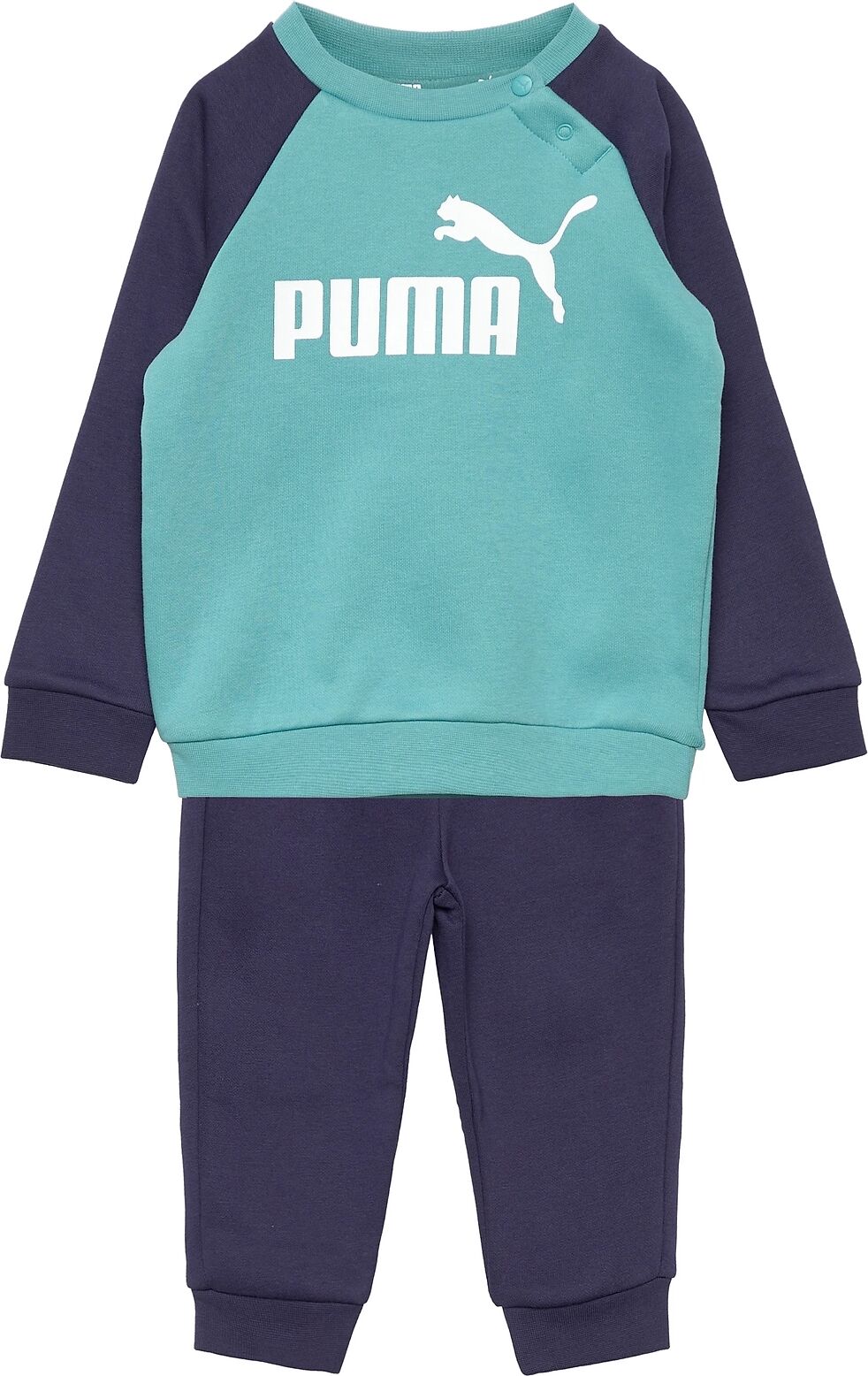 PUMA Minicats Ess Raglan Jogger Fl Joggedress Blå PUMA