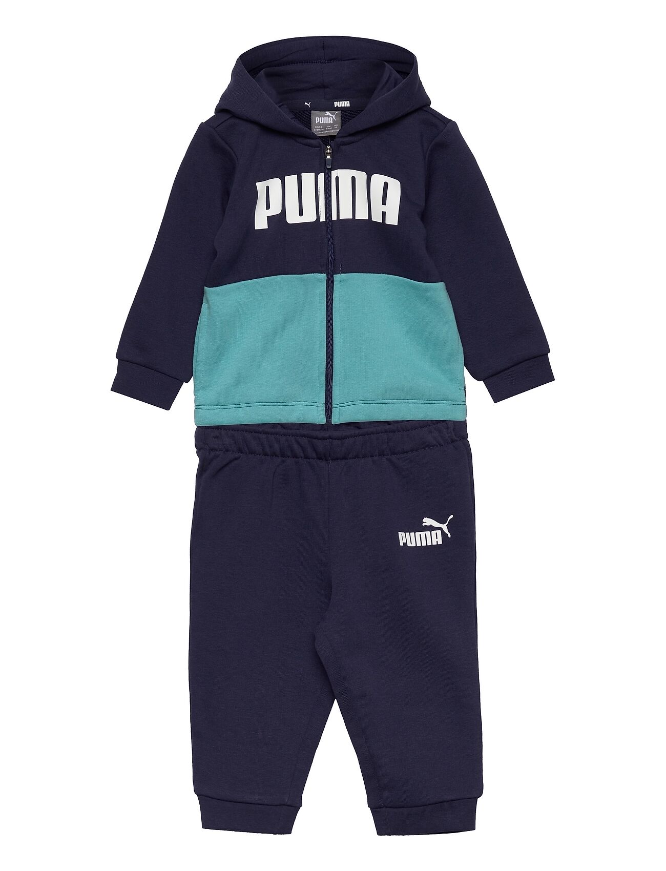 PUMA Minicats Colorblock Jogger Tr Joggedress Blå PUMA