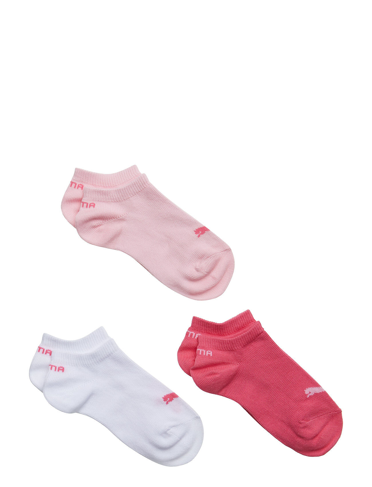 Puma Kids Invisible 3P Socks & Tights Socks Rosa PUMA