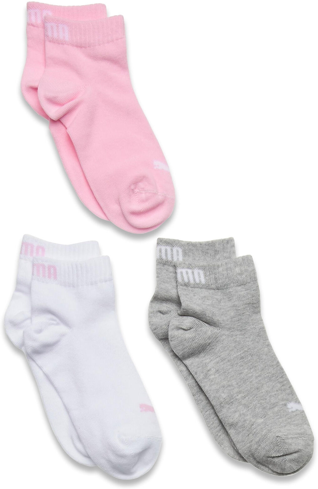 Puma Kids Quarter 3P Night & Underwear Socks Rosa PUMA