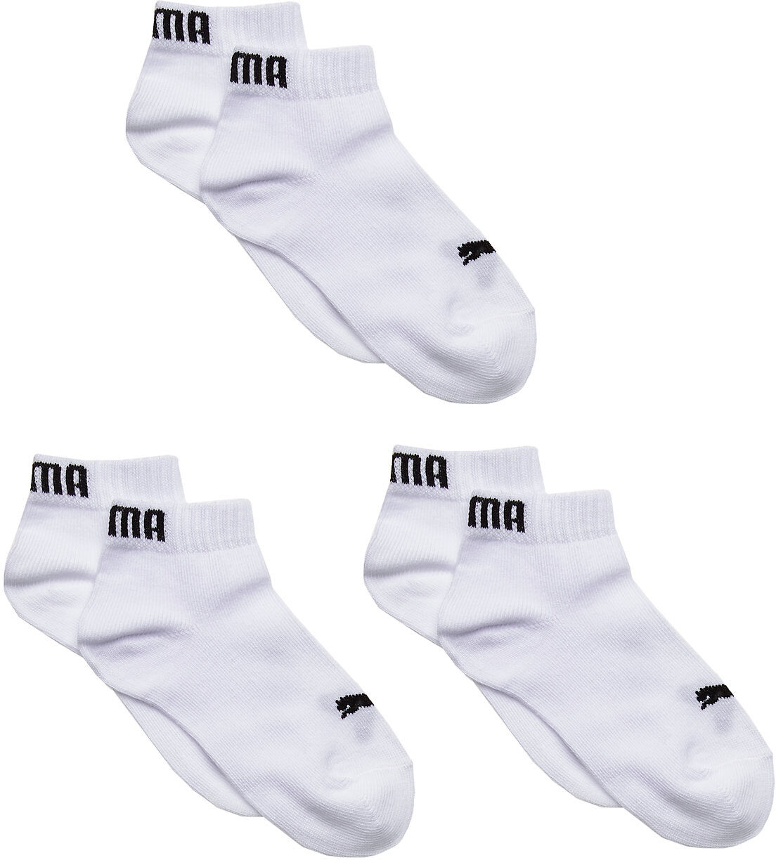 Puma Kids Quarter 3P Night & Underwear Socks Hvit PUMA