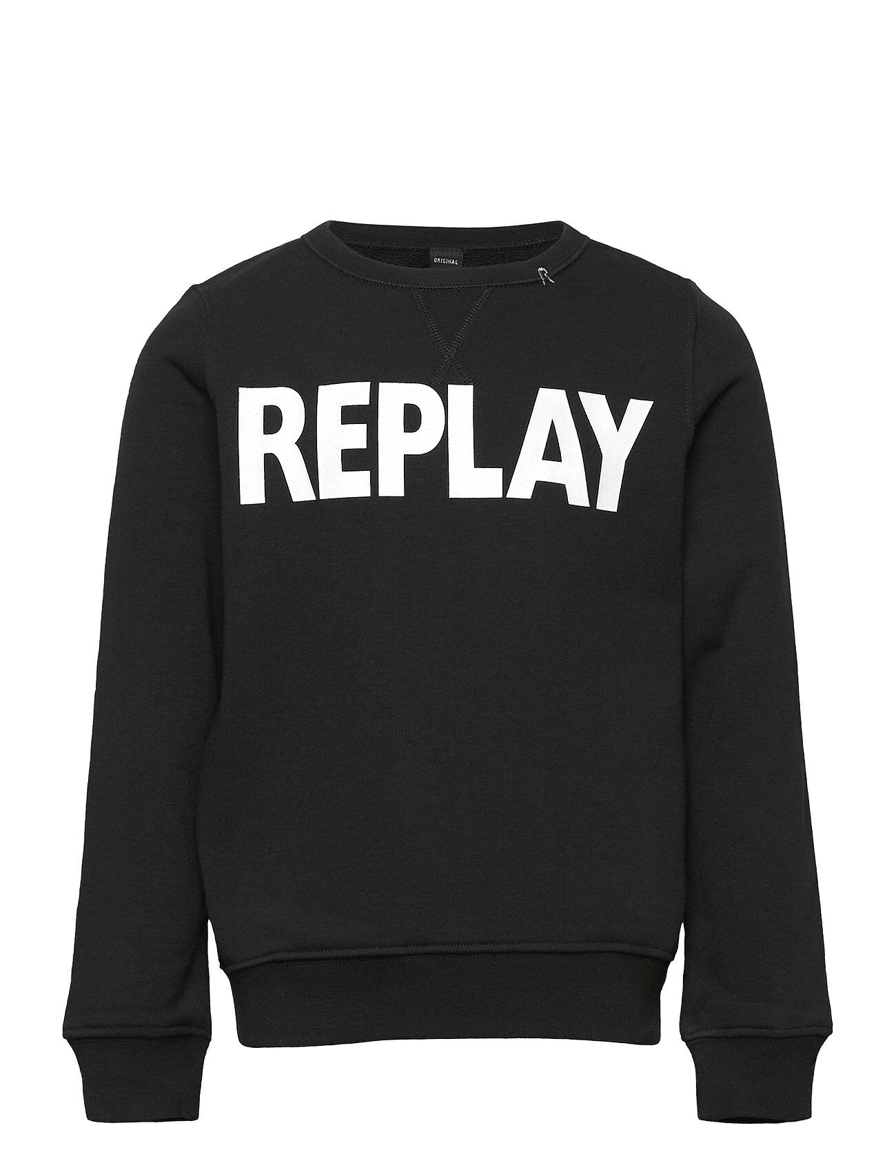 Replay Sweater Sweat-shirt Genser Svart Replay