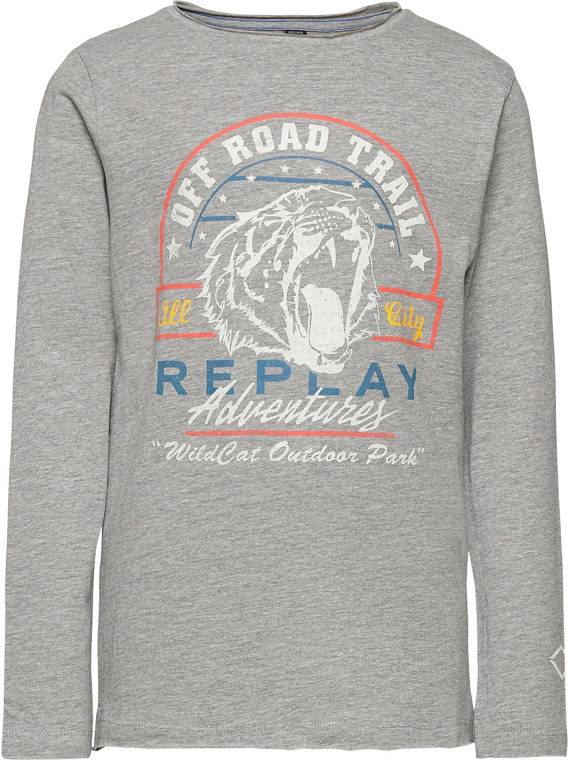 Replay Long-Sleeved T-Shirt Back To School T-shirts Long-sleeved T-shirts Grå Replay