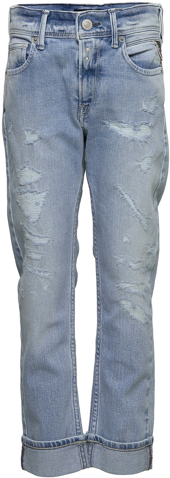 Replay Neill Trousers Jeans Straight Jeans Blå Replay