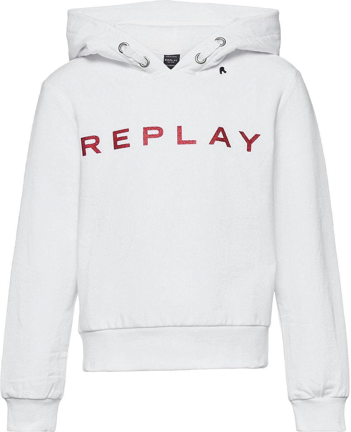 Replay Sweater Hettegenser Genser Hvit Replay