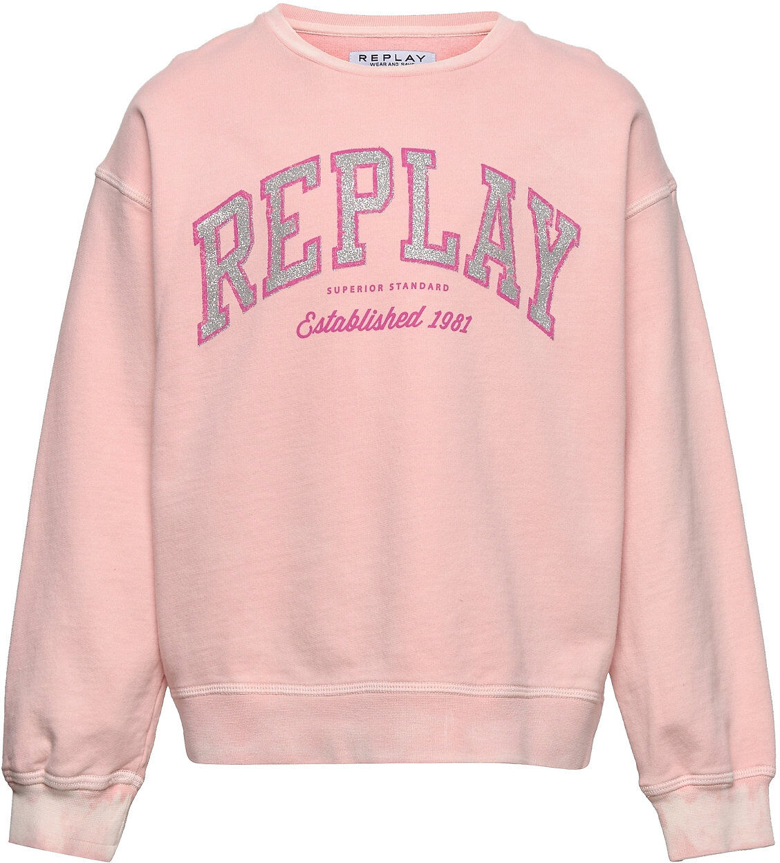 Replay Sweater Wear & Save Sweat-shirt Genser Rosa Replay