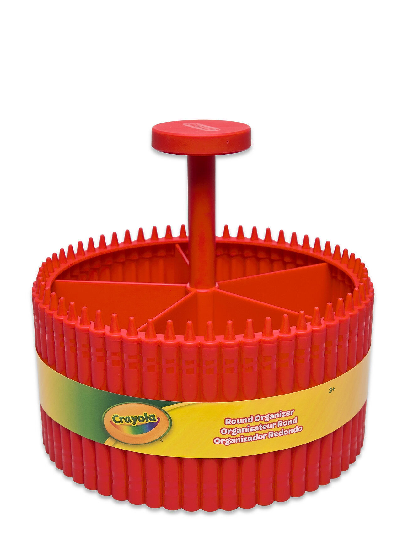 Crayola Round Organizer Home Kids Decor Storage Rød CRAYOLA