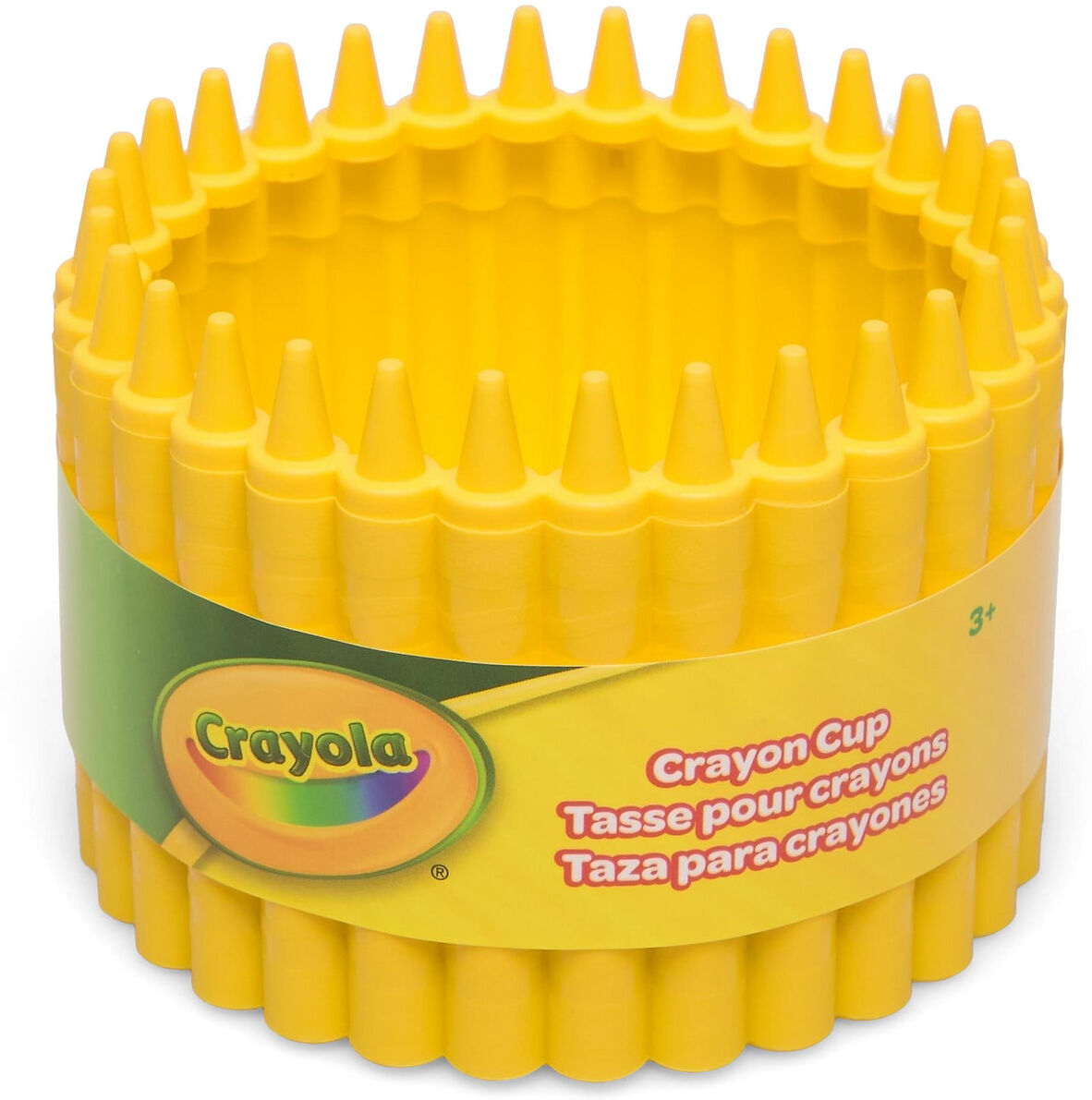 Crayola Crayon Cup Home Kids Decor Storage Gul CRAYOLA