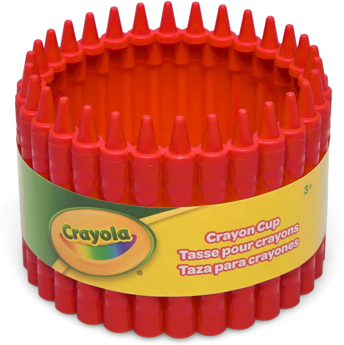 Crayola Crayon Cup Home Kids Decor Storage Rød CRAYOLA