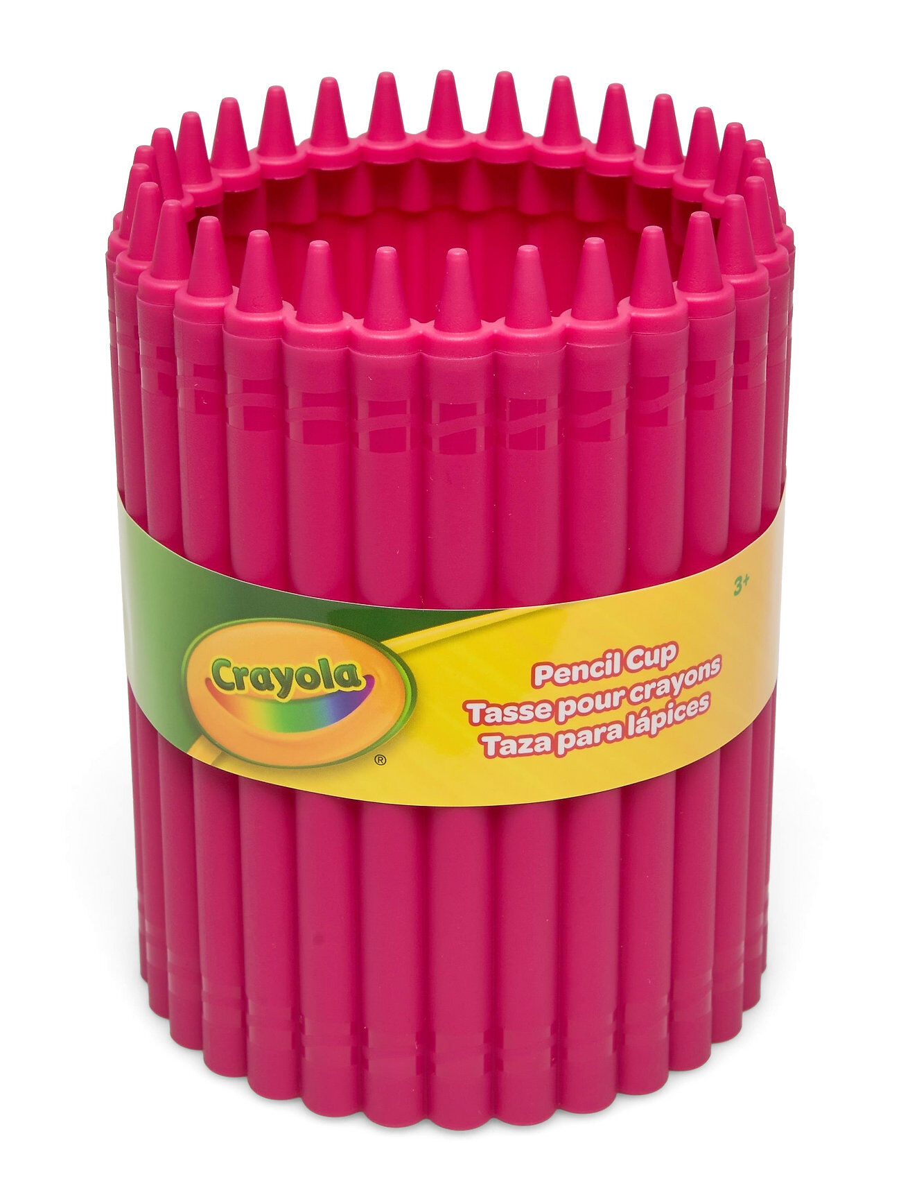 Crayola Pencil Cup Home Kids Decor Storage Rosa CRAYOLA